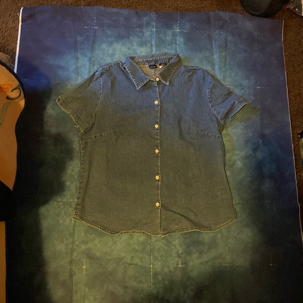 GAP Stretch Denim Shirt Size XL